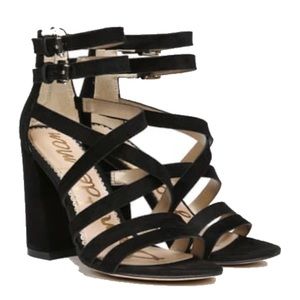 Sam Edelman strappy black heels